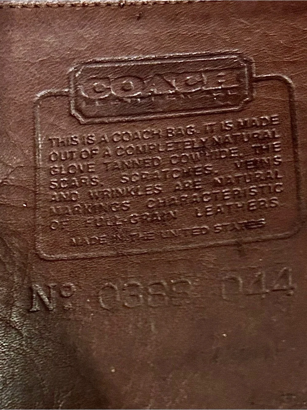 Vintage Coach Metropolitan Briefcase